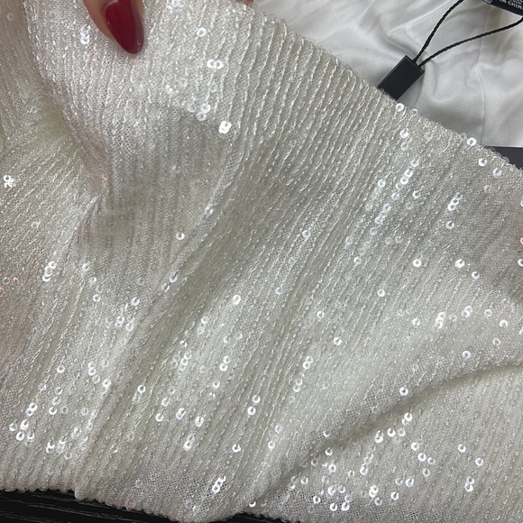 Cable & Gauge - White Sequin Skirt - Bridal Bachlorette - Picture 8 of 8